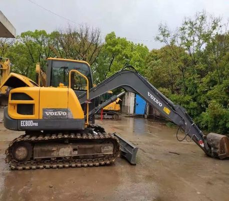 حفاری استفاده شده VOLVO EC80D با قیمت پایین و طراحی اصلی با کیفیت خوب