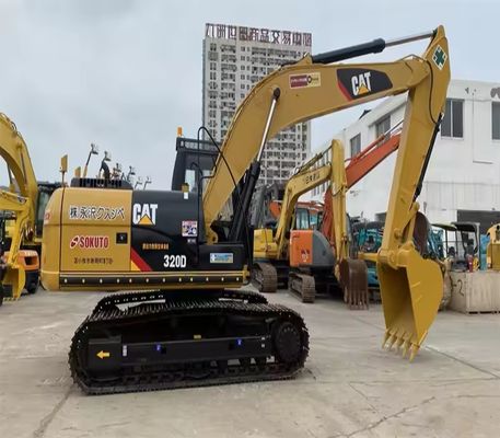 استفاده شده Caterpillar حالت خوب CAT 320D2 Excavator Crawler قیمت پایین برای فروش