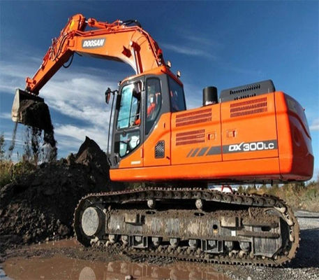 دستگاه حفاری هیدرولیک دوسان DX300LC با کارایی بالا