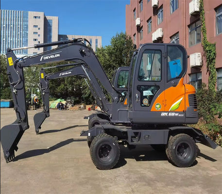 DX60W استفاده شده Doosan Excavator 2.9m بازو استفاده شده Excavator Machine