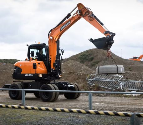 1m3 سطل Doosan Excavator استفاده شده Excavator هیدرولیک دست دوم 110kw
