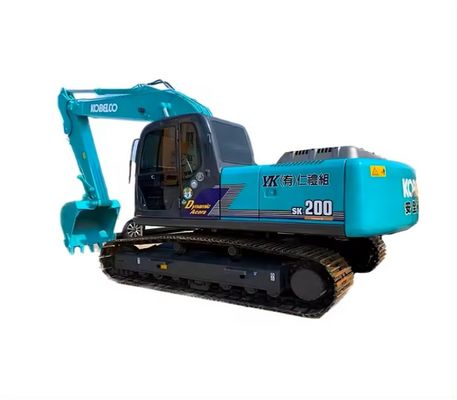 2015 سال 20600kg آبی دوم - Kobelco Excavators Sk200 با مدل موتور Hino Hino J05E
