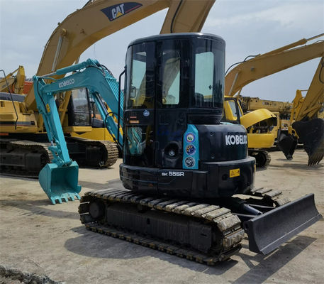 دست دوم 2020 سال 5260kg Kobelco Excavator SK55SR با مدل موتور Yanmar 4TNV88
