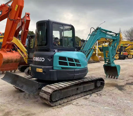 سال 2020 سال 5260 کیلوگرم حفاری Kobelco دست دوم SK55SR با مدل موتورYanmar 4TNV88