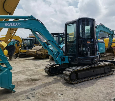 SK55SRX دست دوم حالت خوب Kobelco Excavators 5260kg با ظرفیت 0.12m3 سطل