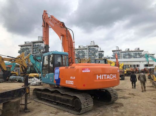 حالت خوب دست دوم 19400KG نارنجی Hitachi Excavator Zx200 با موتور ISUZU AA-6BGIT