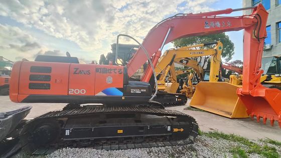 نارنجی حالت خوب 19400 کیلوگرم حفاری هیتچی دست دوم Zx200 با قدرت 109.6kW