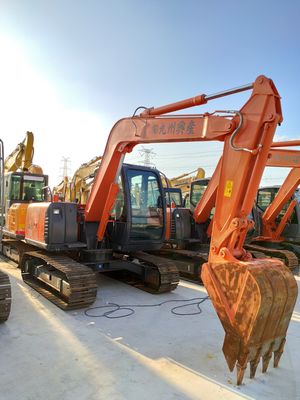 7 تن ميني حفاری ژاپني اصلی HITACHI ZX70 استفاده شده حفاری برای فروش
