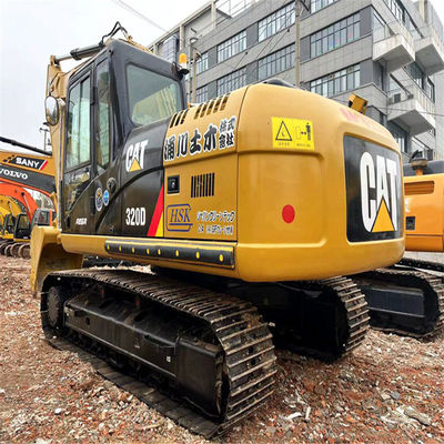 حالت خوب حفاری دست دوم Cat320D استفاده شده 20 تن Caterpillar برای فروش