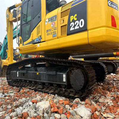 ژاپن استفاده شده Komatsu PC220 2-8 حفاری متوسط 22 تن دست دوم Komatsu زمین حرکت حفاری ماشین ساخت