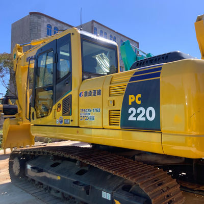 استفاده شده ژاپن KOMATSU PC220-8 Komatsu 20 تن حفاری 6920mm عمق حفاری