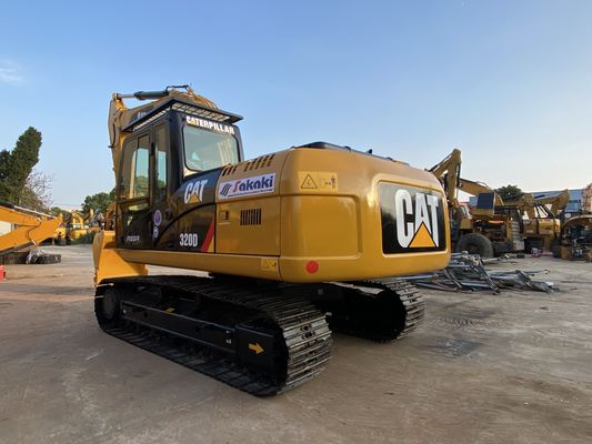 20 تن کشاورزی حفاری حفاری های استفاده شده CAT 320D ماشین آلات سوسک