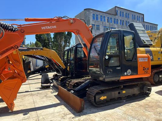 مینی ژاپن اصلی با کیفیت بالا 7 تن هیتاچی ZX70 هیتاچی Zaxis 70 بیل مکانیکی خزنده دست دوم