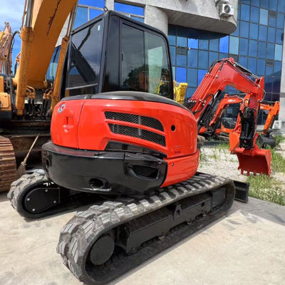 مینی حفاری استفاده شده 6 تن Kubota KX163 حفاری ساخته شده در ژاپن