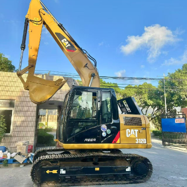 کاترپیلر اصلی Cat312D Excavator استفاده شده Cat312D2 Excavator Cat312GC Crawler Excavator 12tons mini digger کیفیت خوب حالت بسیار بالا