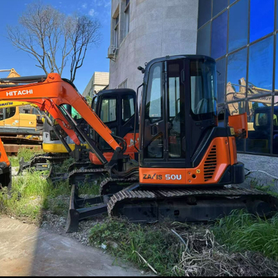 ژاپن اصلی هیتاچی ZX50U-2 مینی بیل مکانیکی 3-50 تن ماشین آلات با کیفیت تضمین شده دست دوم خزنده تجهیزات سنگین موتور موتور گیربکس هسته
