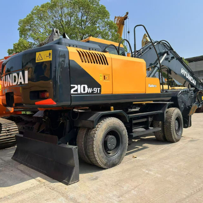 هیوندای کره استفاده شده 210w 21Ton حفاری چرخ هیدرولیک هیوندای 210W R210W-9
