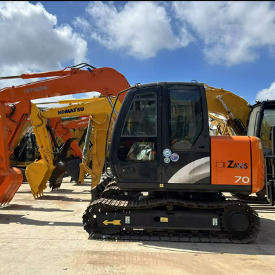 بیل مکانیکی دست دوم ژاپنی اصل با کیفیت بالا HITACHI ZX70 مقرون به صرفه ساعات کارکرد کم