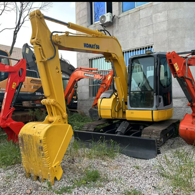 مینی بیل مکانیکی Komatsu PC78US استفاده شده، برند ژاپن، موتور وارداتی، یاتاقان، هیدرولیک، چرخ زنجیری