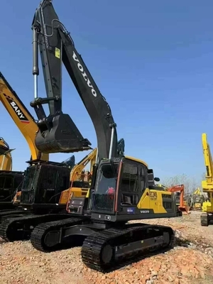 وولوو 240 EC240 24 تن کاوشگر خزنده با اجزای اصلی موتور 1 سال گارانتی استفاده شده تجهیزات زمین حرکت خلبان