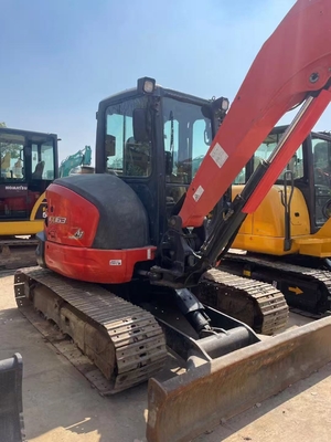برای مینی بیل مکانیکی Kubota Kx163 6.3 تنی، بولدوزر، ماشین هیدرولیک خزنده، موتور ژاپن، مینی بیل مکانیکی Kubota Kx163 استفاده شده است.