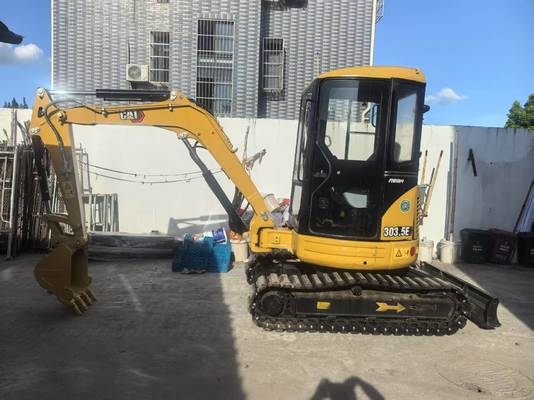 بیل مکانیکی کاترپیلار 303.5E استفاده شده، در وضعیت خوب، با وزن 3.5 تن، تجهیزات ساختمانی، برای فروش با قیمت پایین 305.5e 306E2 307E 308E