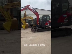 2023 استفاده شده Doosan Dx60 مینی حفاری اصلی Doosan Dx60-9 Dh60 Dx55 Dx60-7 Dx80 Dx75 استفاده شده Doosan 5